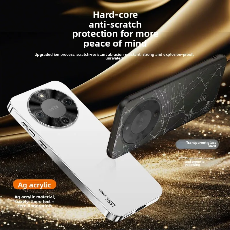 Etui For Honor Magic8 Lite X9D Nowe Modne Elektroplaterowane Matowe Przyjazne dla Skóry Odporne na Upadki Etui na Honor X9d X70 Funda — zdjęcie produktu 5