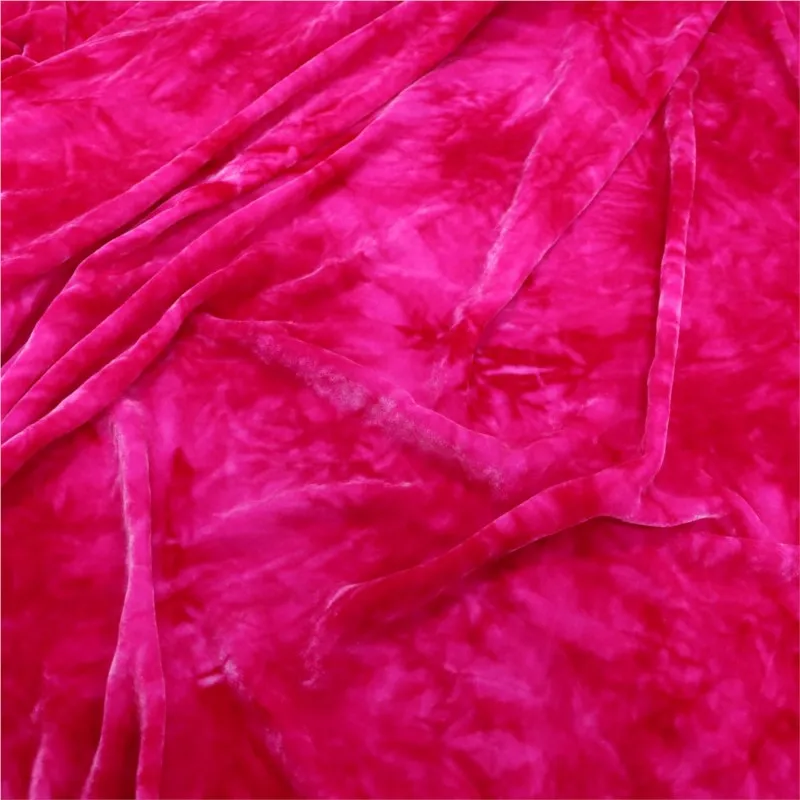 여성용 이브닝 가운 및 치파오를 위한 실크와 벨벳으로 짜여진 타이다이 프린트 원단