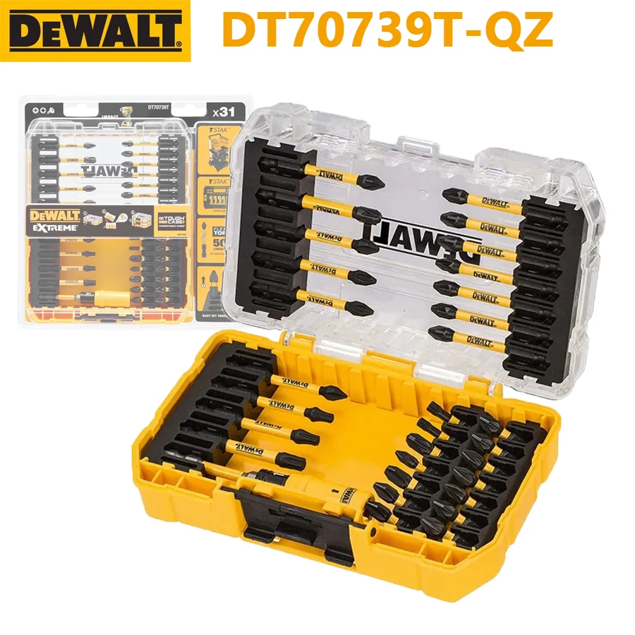 

DEWALT DT70739T FLEXTORQ Screwdriver Set 31PC Screwdriver Bit Set Drill Bits Power Tool Accessories