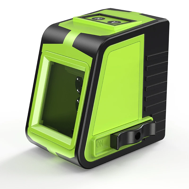Industrial 2-Line Green Beam Laser Leveler 3D Auto Rotary 360 Self-Leveling 1mm/5m Precision 2 AA Batteries For Building
