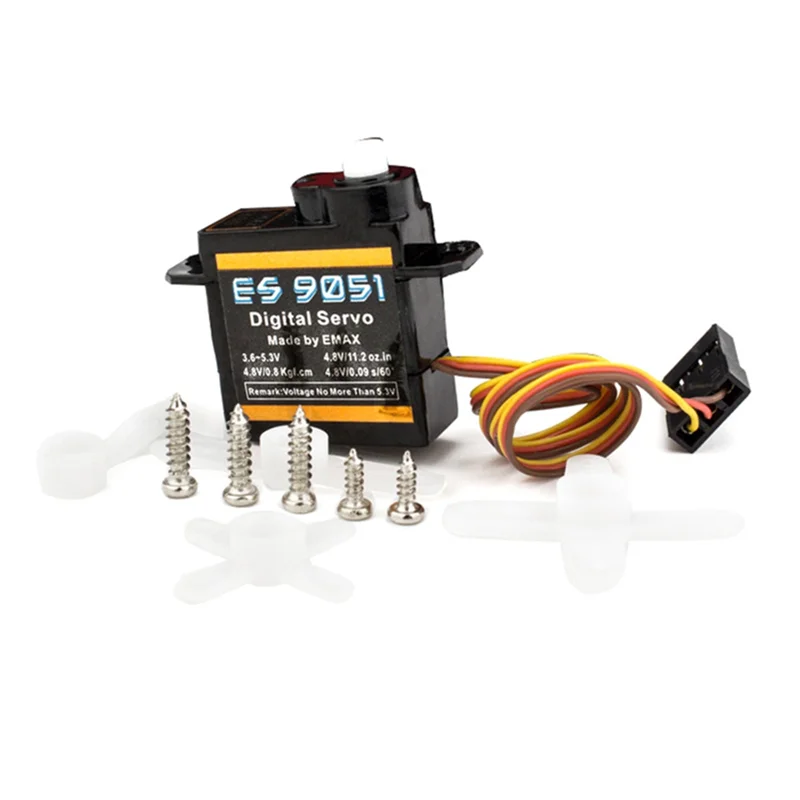 

HJ-ES9051 Plastics Digital Servo 4.3G Waterproof Servo With Gears Uesd For RC Car Helicopter Boat Airplane Accessorie