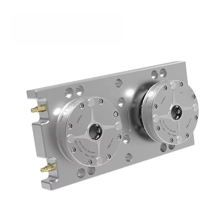SET Two-Station High-Precision Modular Platform Zero Positioning Base Board Hardened Stainless Steel Machine Tools Accessory