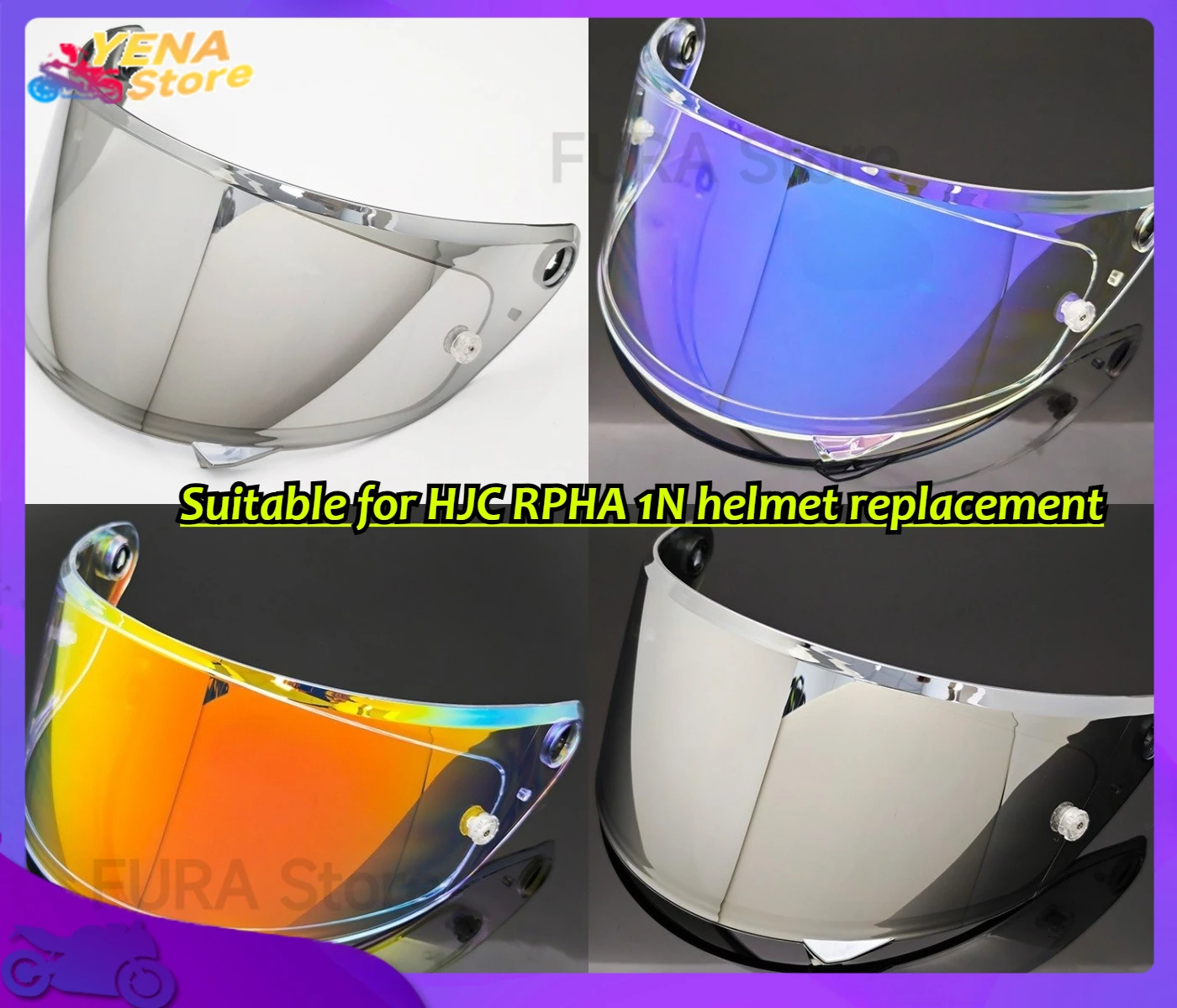 

Suitable for HJC RPHA 1N helmet replacement, helmet face mask, glasses, goggles, motorcycle helmet parts and accessories
