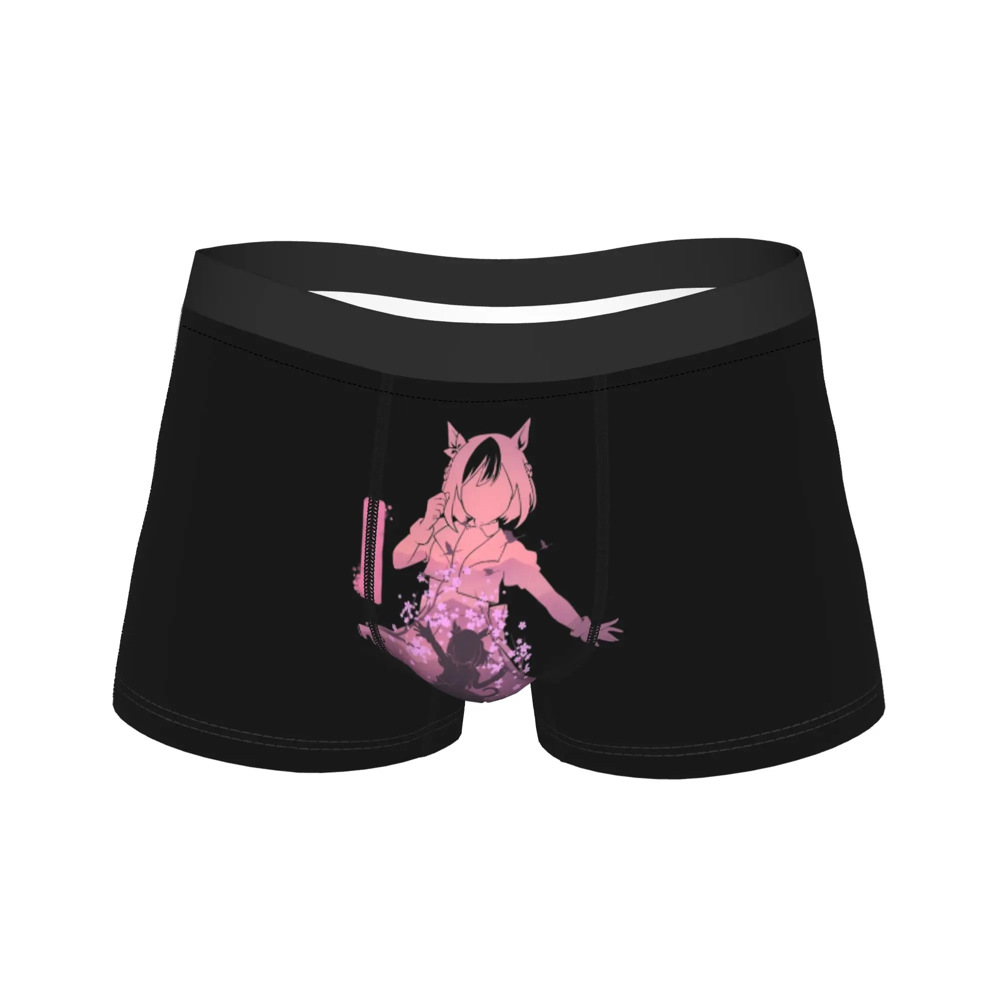 

Men Special Week Uma Musume Anime Long Underwear Funny Boxer Briefs Shorts Panties Male Soft Underpants M-XXL