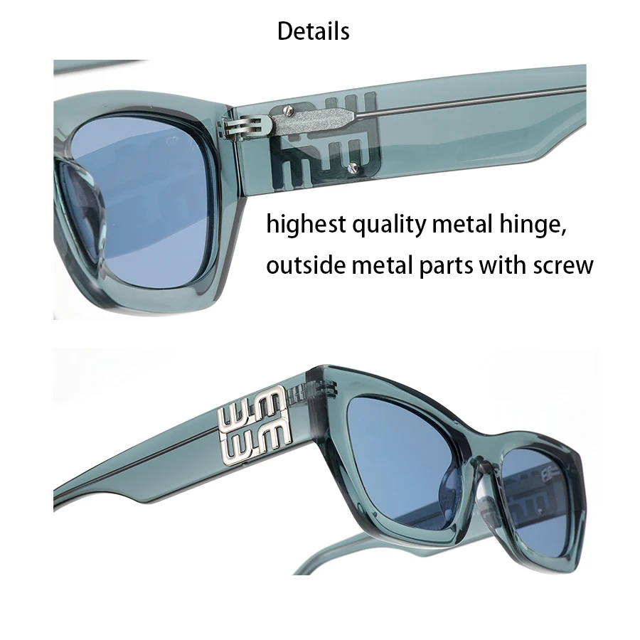 Cat Eye Sunglasses Fashion Street Photo Women\'s Sun Glasses Men Ellipse Eyeglasses Outdoor Travel Driving UV400 Goggles Eyewear