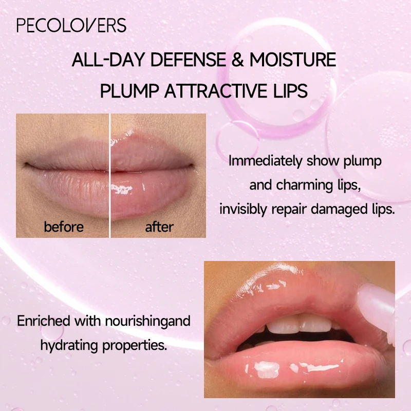 Instant Volumising Lip Plumper Oil Collagen Lip Gloss Moisturizer Repair Lip Extreme Volume Essence Lips Enhancer Cosmetics