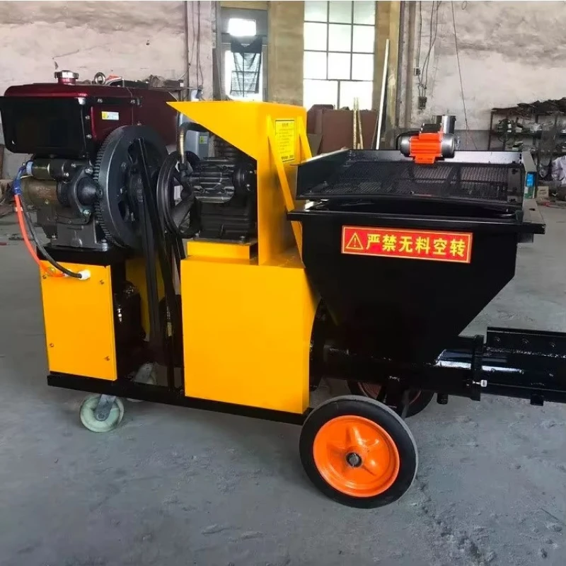 Airless Putty Spraying Cement Mortar Spray Plaster Machine Mixer Spray Gun