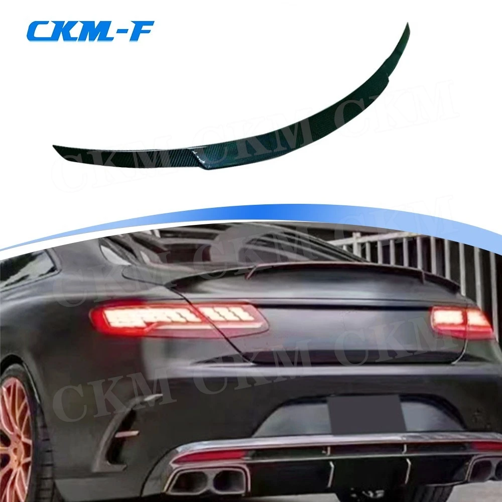 

for Benz S Class W217 C217 S63 S65 AMG Coupe 2014-2019 Rear Trunk Spoiler Rear Wing Car Style Body Kits Accessories B Style