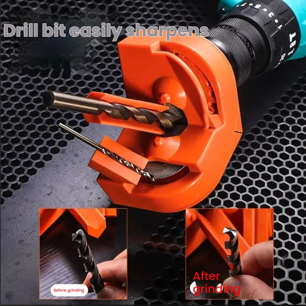 Electric Drill Bit Sharpener 2-16mm Diamond Milling/Twist Drill Bit Sharpener, Disposable Double-sided Polishing Grinding Tools
