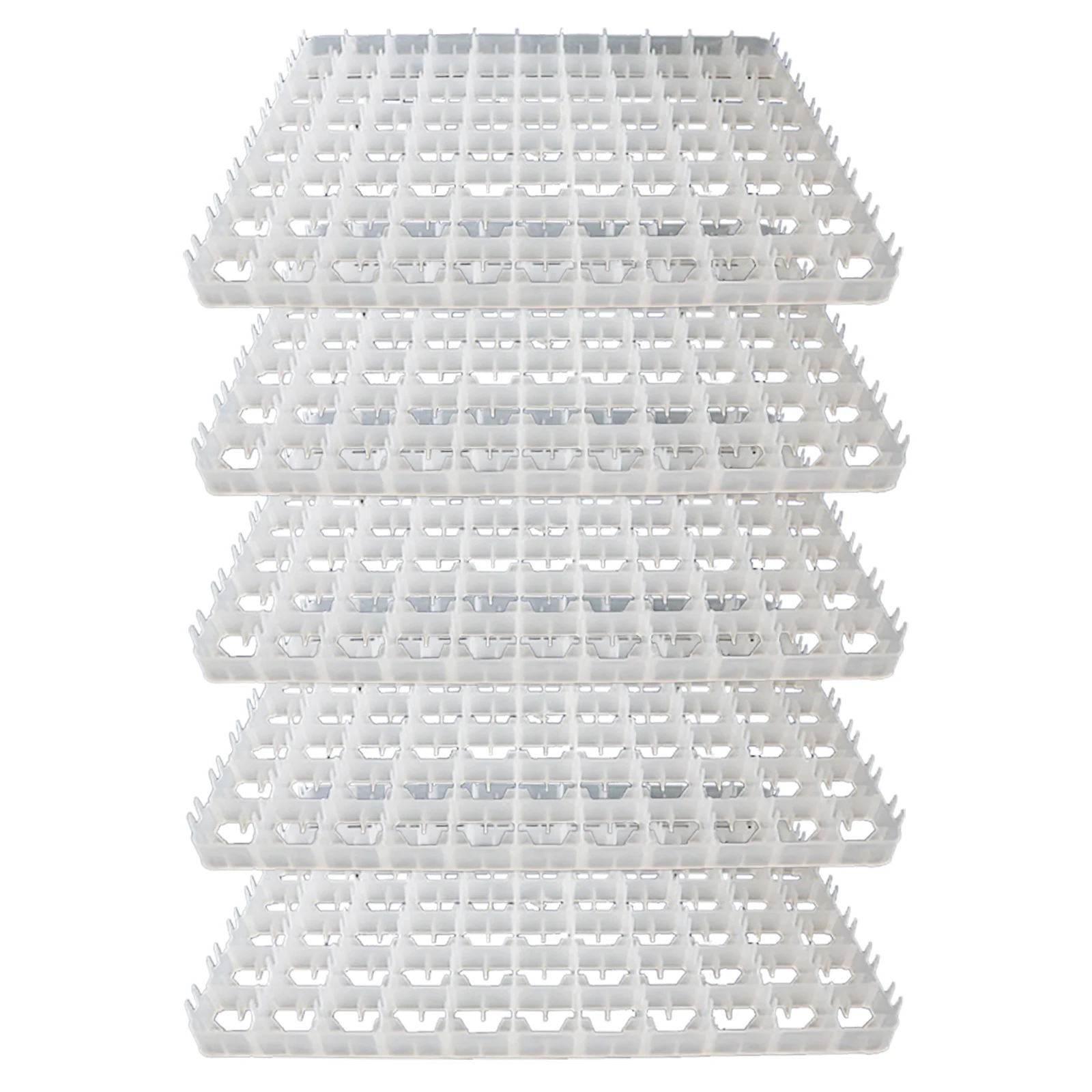 Imagem -02 - Quail Egg Turning Tray Egg Incubator Egg Turner Tray Farm Poultry Duck Hatcher Container Máquina de Reprodução Automática 440 Pcs