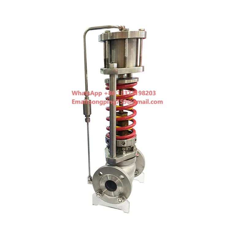 

DN50 PN16 Stainless Steel Self-Operated Pneumatic Pressure Regulating Valve High Temperature Control for Water OEM Customizable