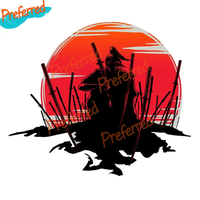 High Quality Decal for Samurai Warrior Car  Sticker Scratch-Proof Sunscreen Decor Camper Windows Graffiti Toolbox Bumper Decal