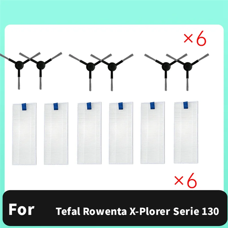 أجهزة الطبخ فرشاة جانبية استبدال مرشح الملحقات لآلة كنس تيفال روينتا X-Plorer Serie 130 AI