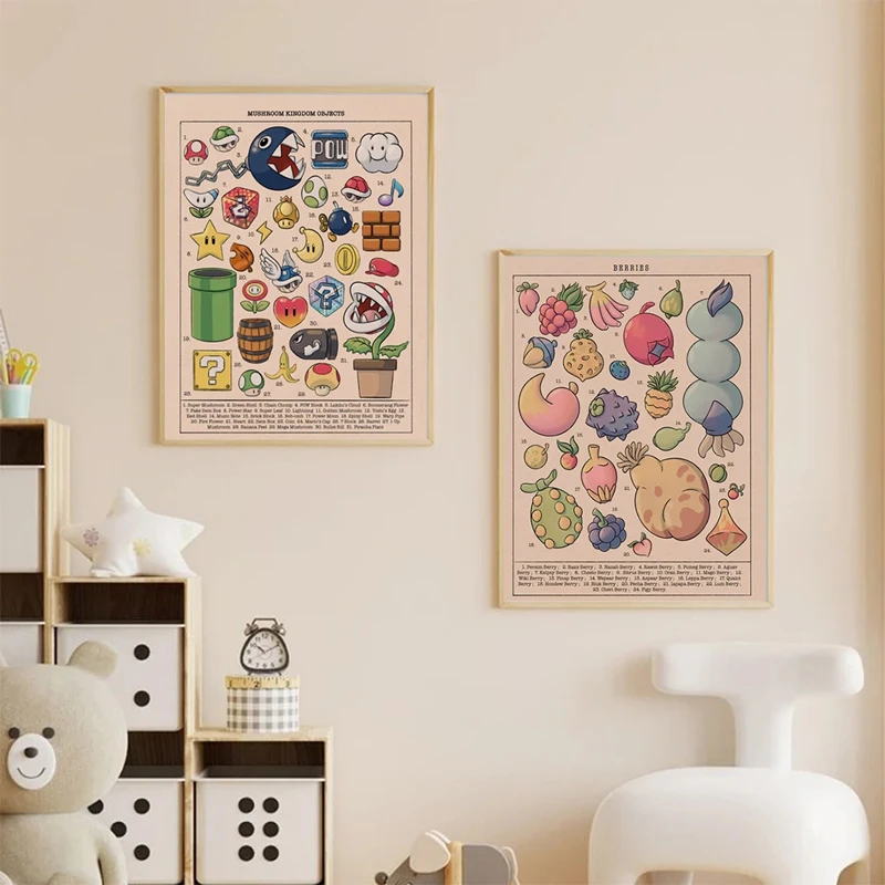 Koroks of Hyrule Stardew Valley Video Game Prints Balls Posters Japanese Anime Canvas Painting Kids Room Decor Wall Pictures