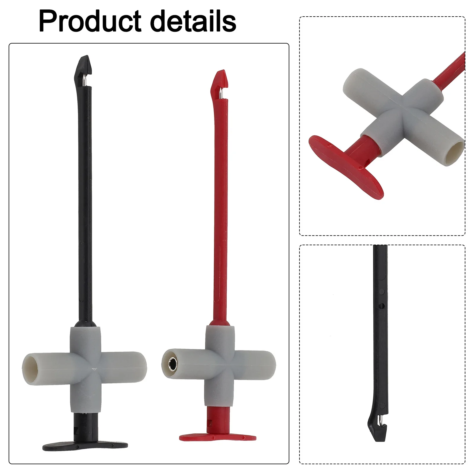 Maintenance Tasks Puncture Probes 4mm Socket Test Probes Power Tool Accessory 143mm Cable Testing Industrial Field Testing