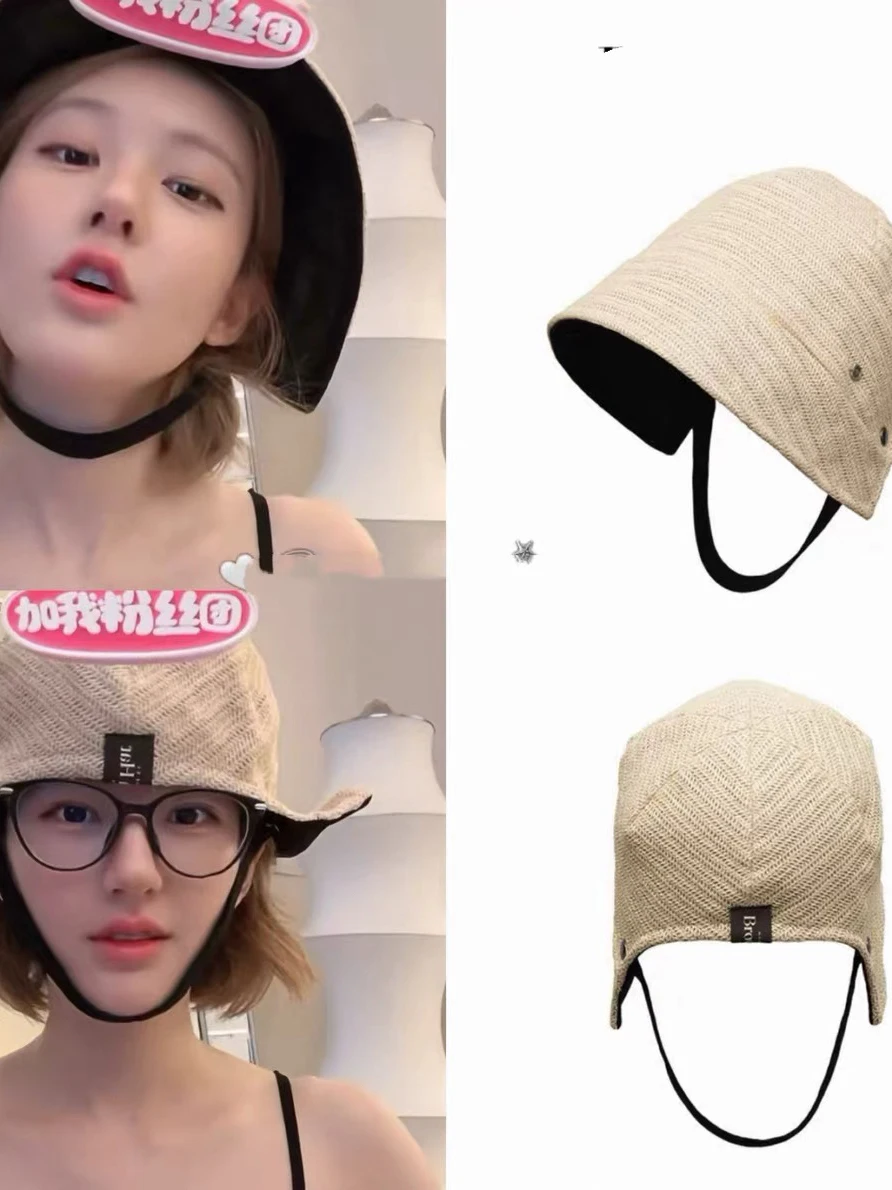 cappello-da-pesca-retro-in-paglia-intrecciata-protezione-solare-regolabile-tesa-corta-da-uomo-per-estate-e-primavera