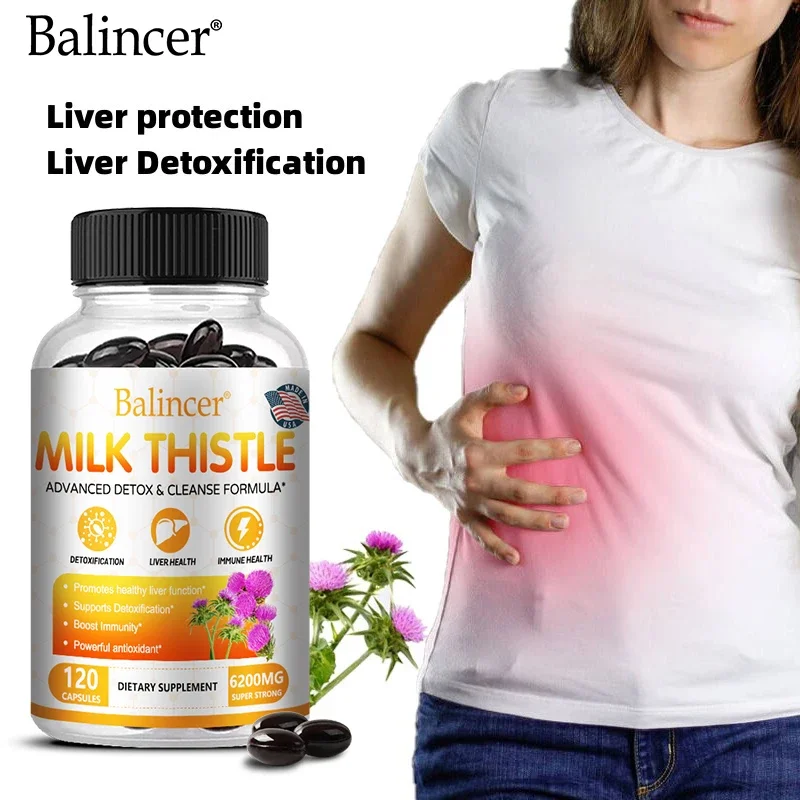 Liver Cleanse Detox Capsules - Helps Remove Toxins and Waste From The Body, Helping To Maintain A Healthy Digestive System