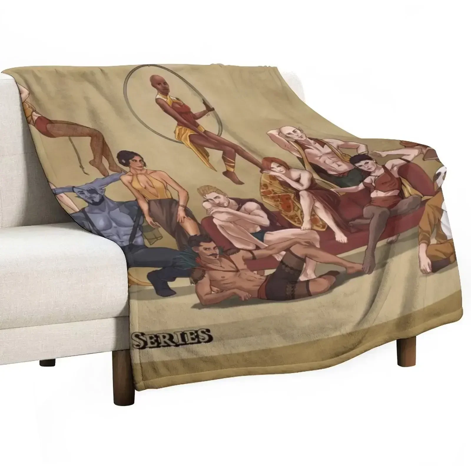 Dragon Age Inquisition - PJ's Series Throw Blanket Extra Large Throw Plaid on the sofa Decorative Sofa anime Blankets