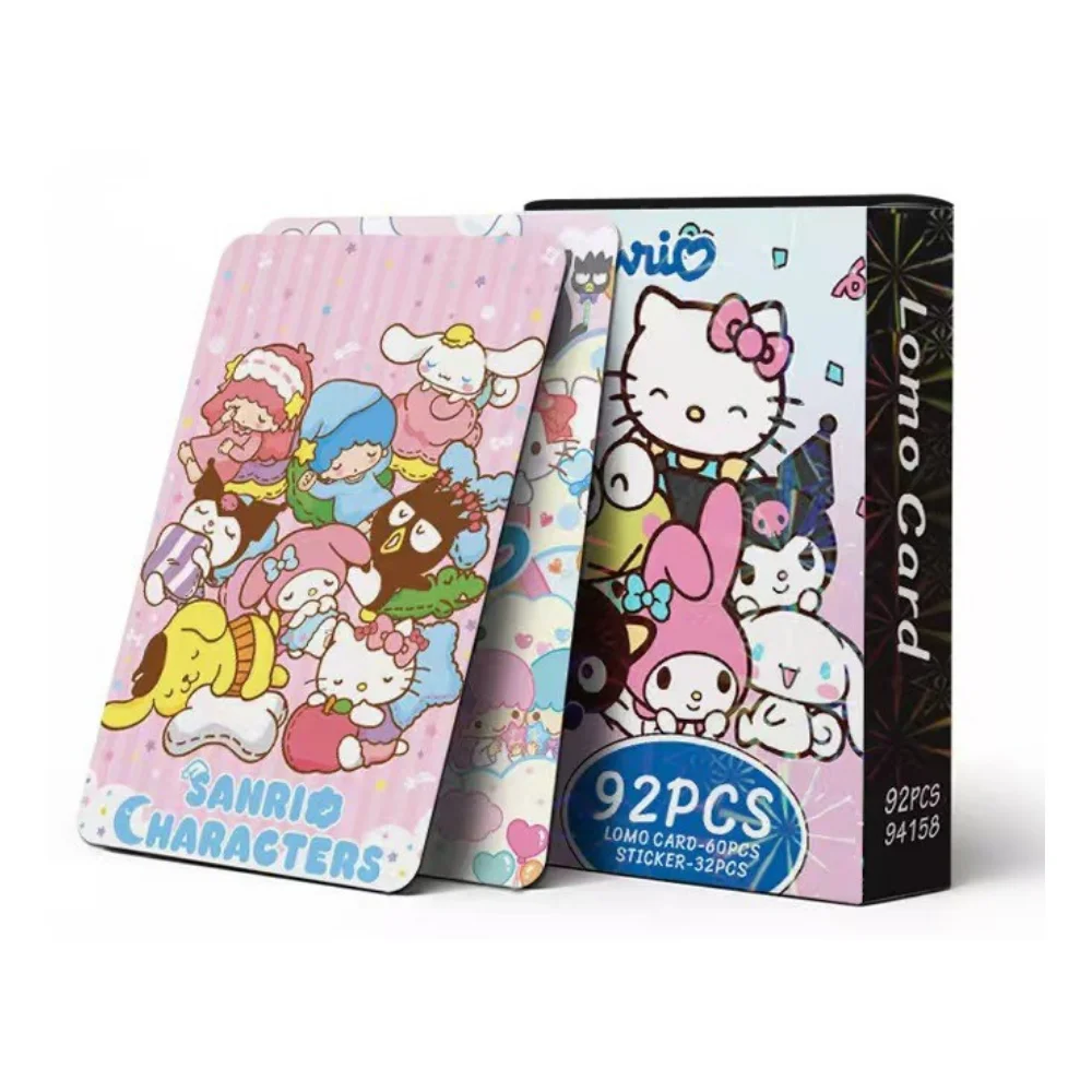 

92Pcs Collectors' Edition Sanrio Photocards Lomo Cards Hello Kitty Pochacco Photo Card for Fans Collection