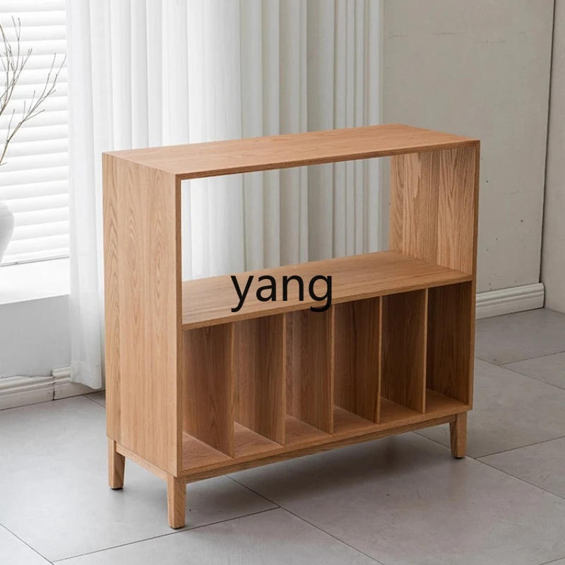 

LH Tea Room Low Bookcase Solid Wood Modern Simple Storage Free Combination Organizer Cabinet