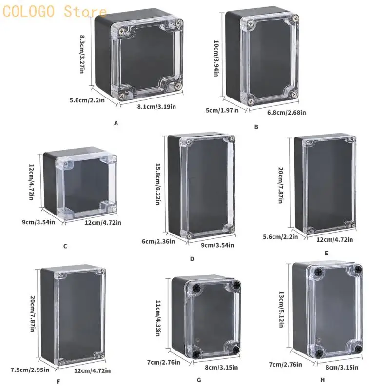 Waterproof Junction Box Electrical Enclosure Outdoor Electrical Connection Box D0LD