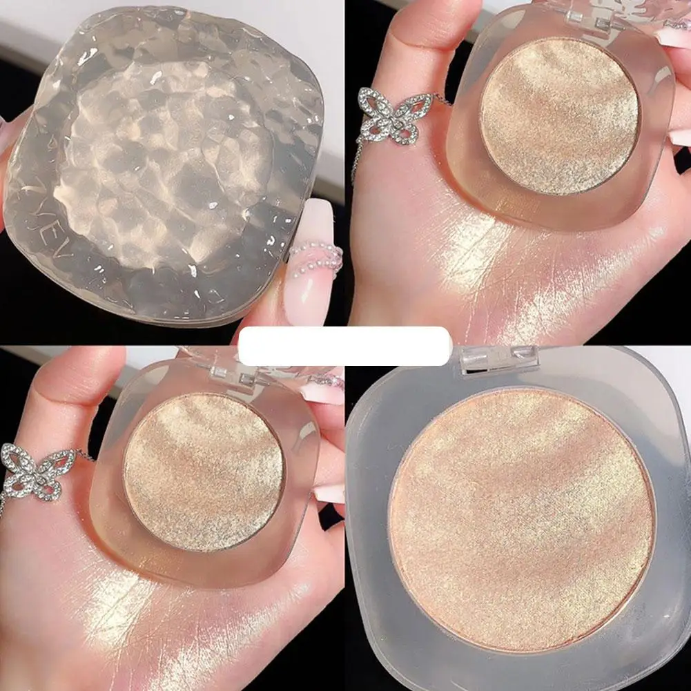 Paleta de polvo resaltador de diamante, Ultra brillante, cara nacarada, brillo delicado, contorno, cosméticos naturales, E3W7