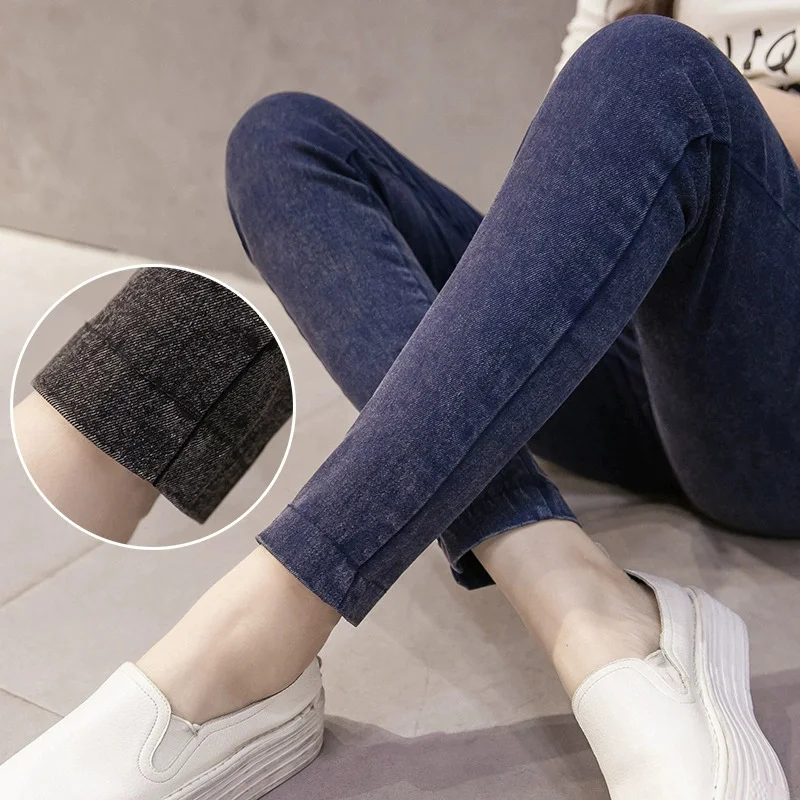 

Pregnancy Abdominal Pants Boyfriend Jeans Maternity Pants For Pregnant Women Clothes High Waist Trousers Loose Denim Jeans