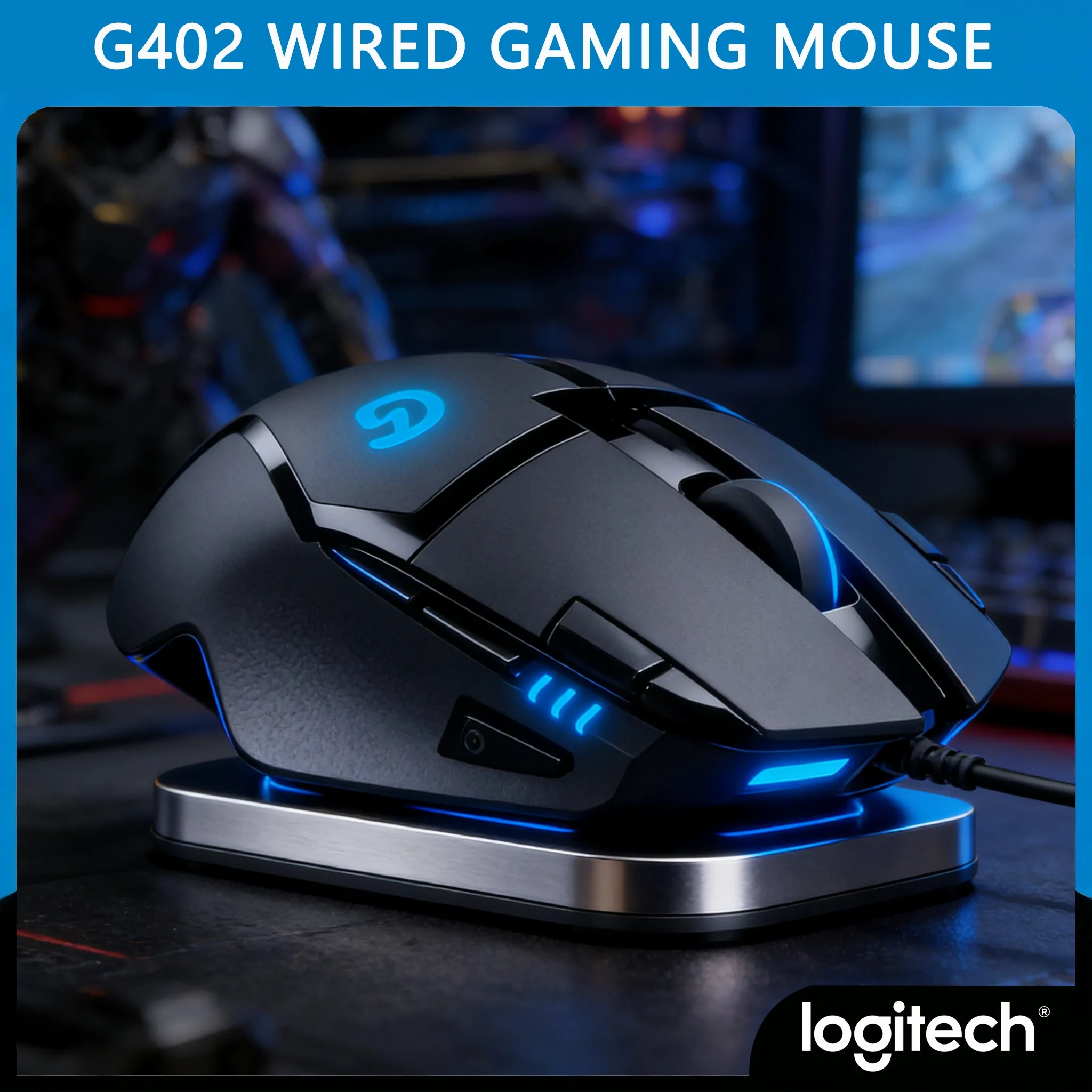 

Игровая мышь G402 Hyperion Fury Budget для киберспорта, программируемая, для ноутбуков