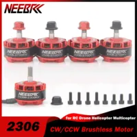 4PCS NEEBRC 2306 Brushless Motor 2300KV 2700KV 2-4S CW/CCW for QAV250 Eachine Wizard X220 280 RC Drone Helicopter Multicopter