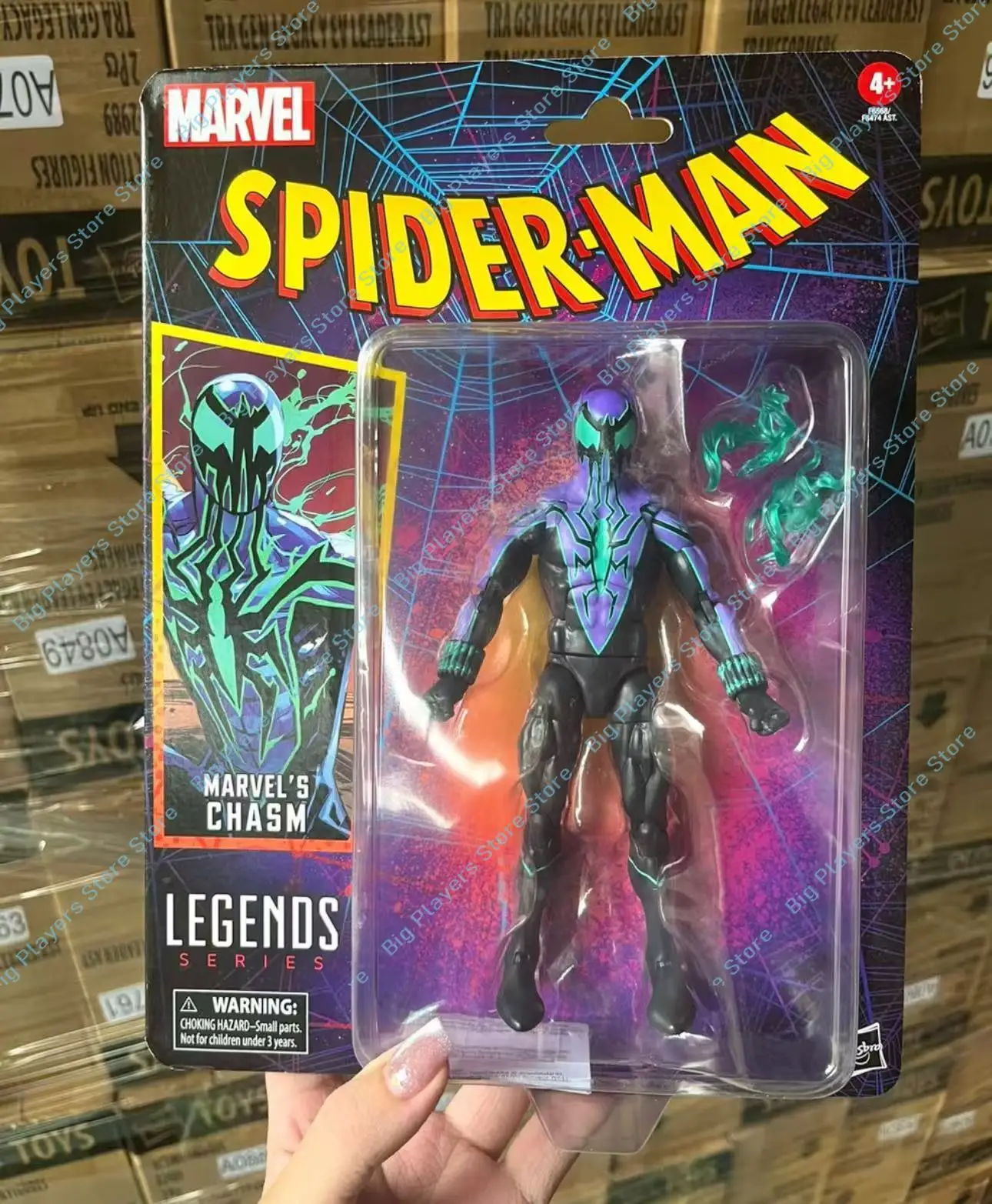 spot-goods-hasbro-marvel-legends-rift-abyss-spider-man-ben-reilly-retro-cardback-6-inch-action-figure