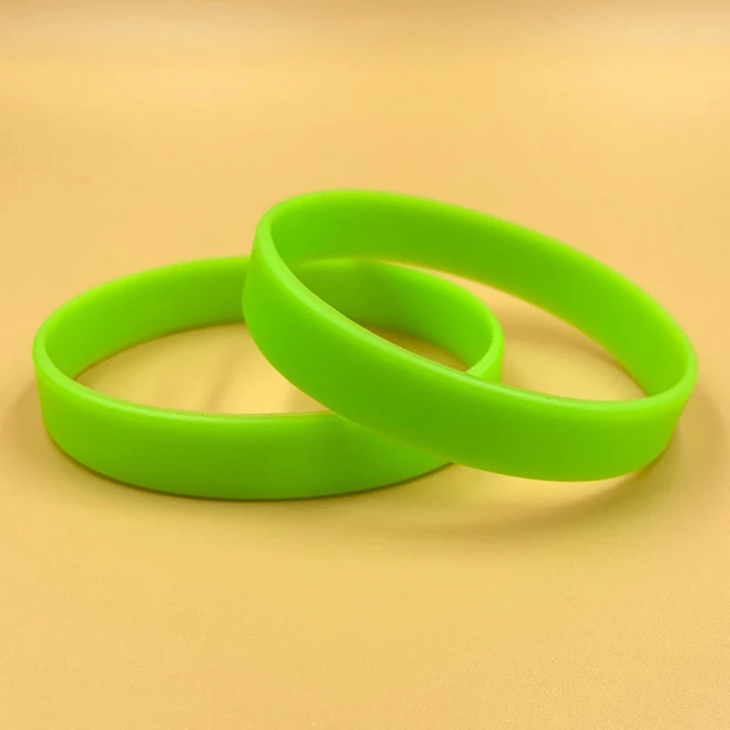 20 STÜCK/LOS Großhandel Silikon-Gummi-Armband Flexibles Armband Sportliches Freizeitarmband Silikon-Handgelenkband – Detail 11