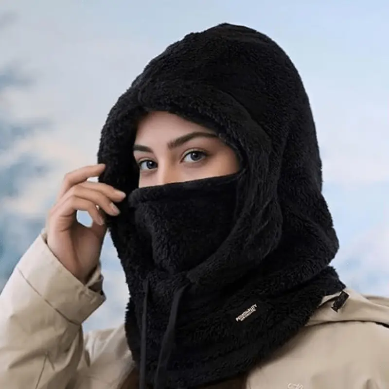 Winter Warm Balaclava Thermal Windproof Ski Hood Motocycle Face Cover Polar Fleece Adjustable Cycling Neck Cover Full Face Maskd - Image 6