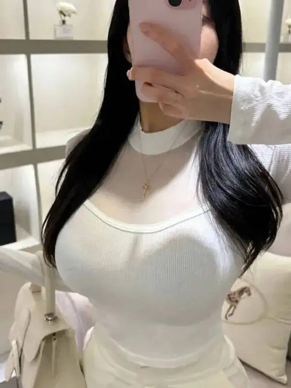 

Новинка осени 2026: Корейский стиль, женский пуловер с воротником-стойкой и длинным рукавом, приталенный, однотонный, из тонкой полупрозрачной вязки XHRD