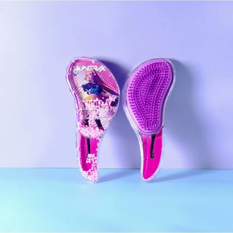

Новая популярная расческа-щетка S-образной формы в стиле K-pop Demon Hunter для девочек, милая массажная расческа с воздушной подушкой для подростков