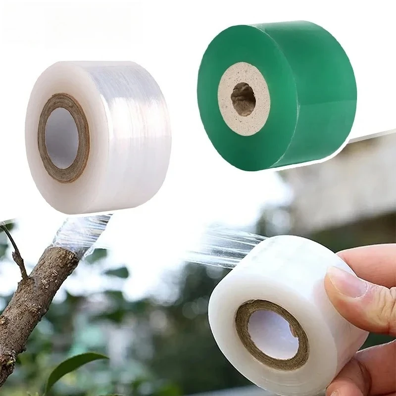 1/2Pcs Stretchable Grafting Tape Film 3cm Wide PE/PVC Film Self-adhesive Garden Seedling Plant Vine Tomato Grafting Accessories