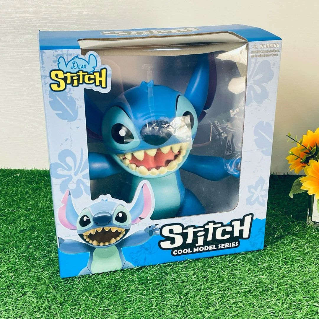 33 سنتيمتر أنيمي ديزني غرزة عمل نموذج لجسم اللعب كبيرة الحجم ليلو غرزة بولي كلوريد الفينيل الإبداعية سطح المكتب الديكور الحلي لعب الاطفال هدية