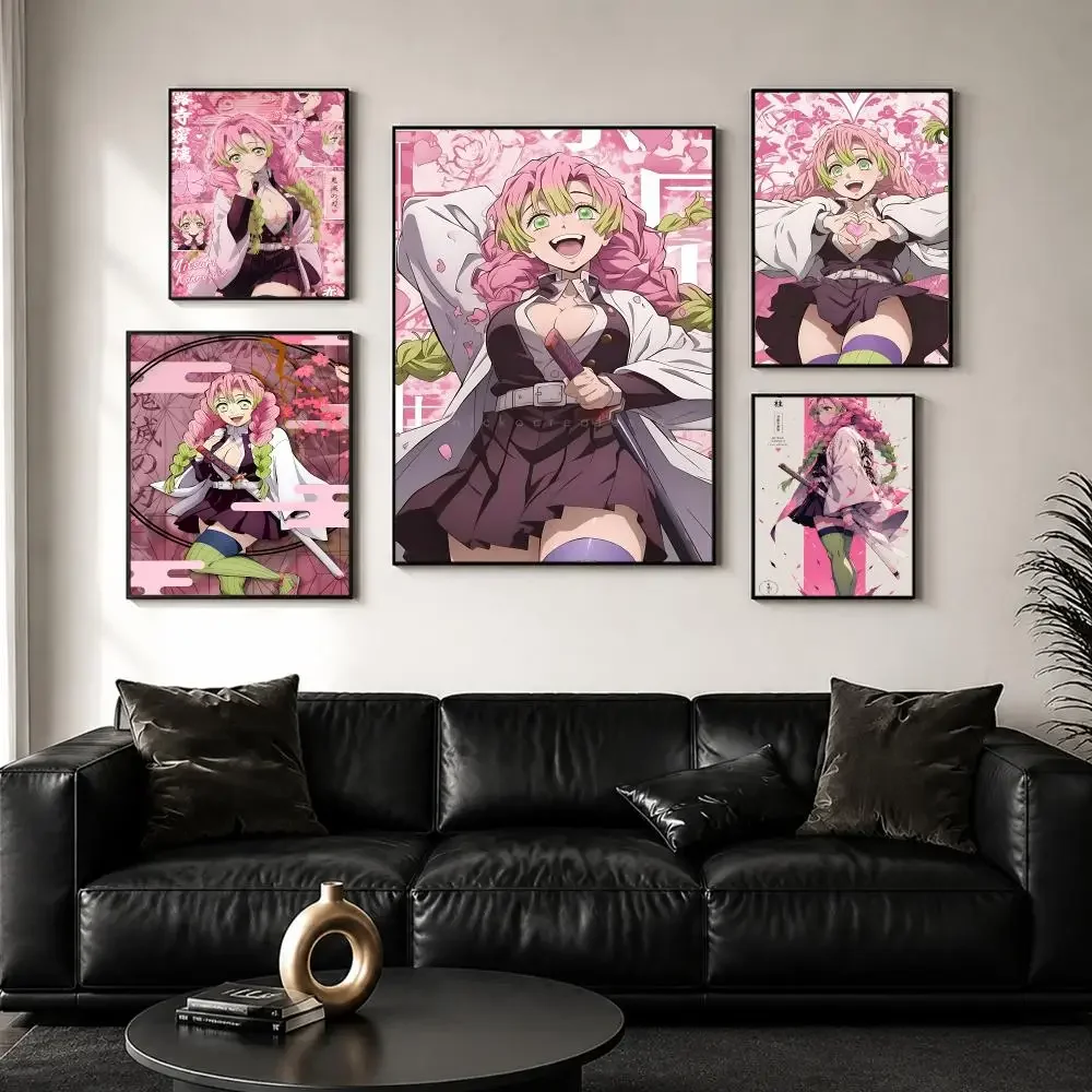 Elegant K-Kanroji MitsuriS Poster Self-Adhesive Stylish Art Print Poster Wall Home Decor