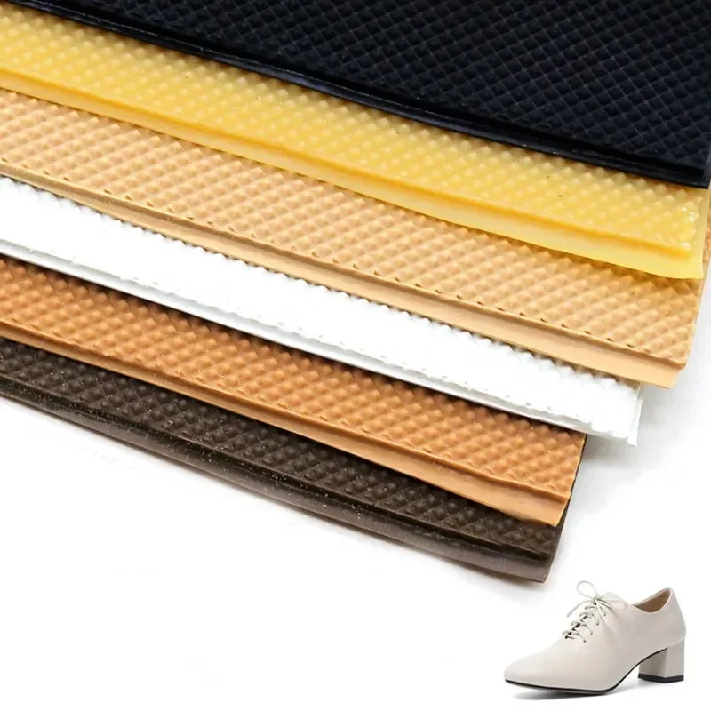 Non-Slip Rubber Shoe Soles Pure Color Anti-Slip Wearable Pads Outsole Repair Patches Men Women Replaceable Sticker