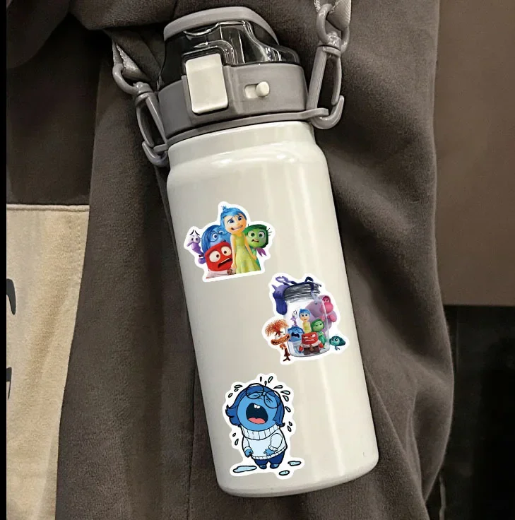 Disney Inside Out 2 Anxiety Envy Ennui Stickers Personality Decoration Guitar Notebook Luggage DIY Children's Toys Birthday Gift