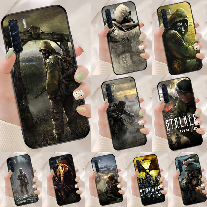 Stalker Clear Sky Case For OPPO A96 A76 A77 A78 A74 A94 A5 A9 A31 A53 A52 A72 A91 A93 A15 A16 A17 A57s A54s