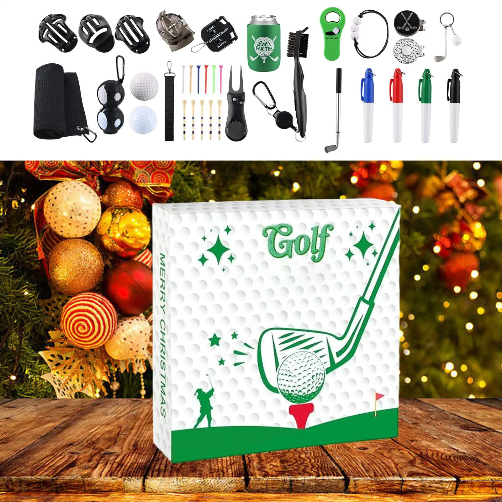

2025 Golf Christmas Countdown Advent Calendars 24 Day Golfing Accessories For Beginners Enthusiasts Father Son