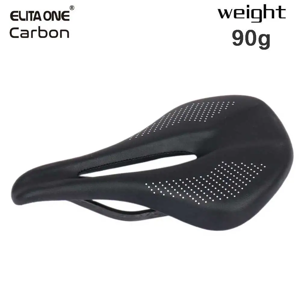 elitaone Mountain Bike/road carbon Fiber Saddle 115g saddle ultralight leather bicycle seat UD texture bare carbon 31A