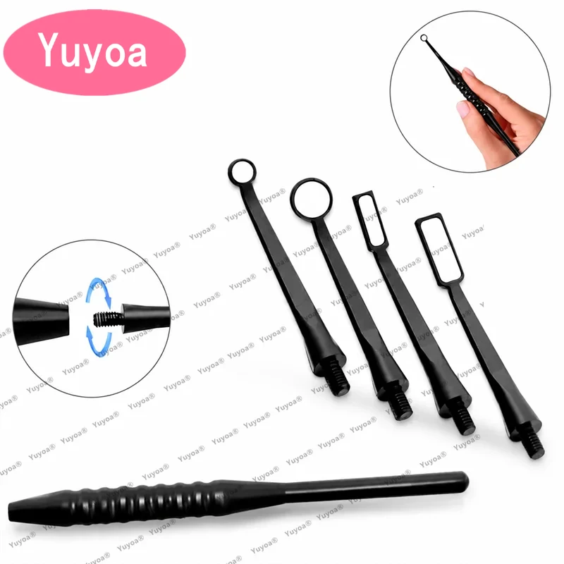 1pc Dental Micro Mouth Mirror Surface Exam Mirrors Oral Reflector Odontoscope Multifunction Checking Detachable Handle Dentistry