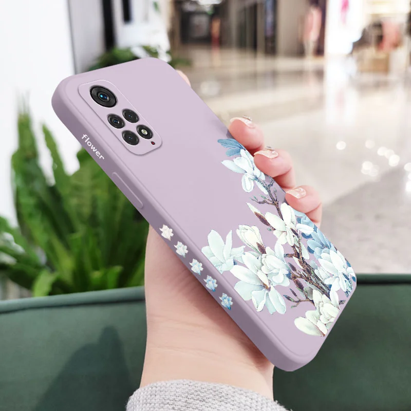 Magnolia Flower Phone Case For Xiaomi Redmi Note 14 13 12 12S 11 11S 11T 10 10A 10T 10S 9T Pro Plus 10C 9A 9C 9T 4G 5G Cover