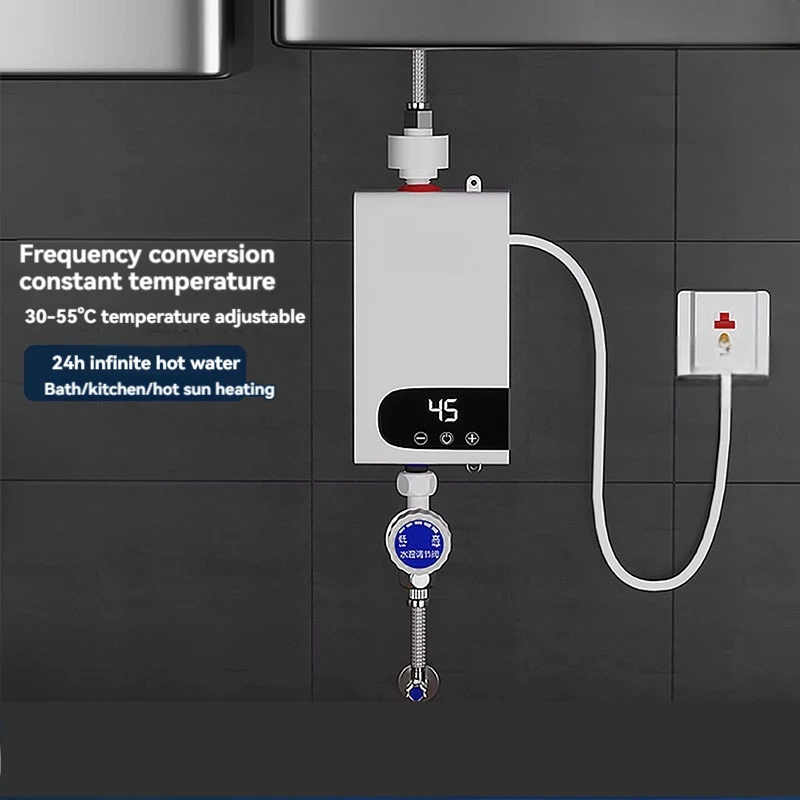 

Instant hot electric water heater small kitchen treasure bathroom shower rental bath kitchen under counter constant temperature