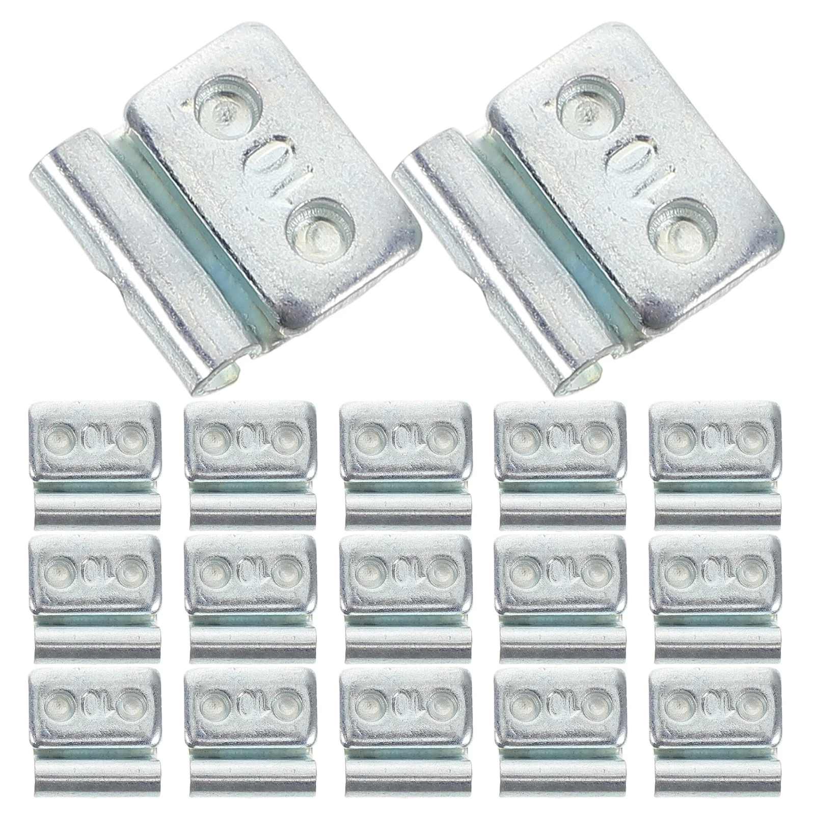 

100Pcs Vehicle Tire Balancing Weights Durable Aluminum Alloy Clip on Car Wheel Weight Blocks Replacement Car Wheel Weight Blocks