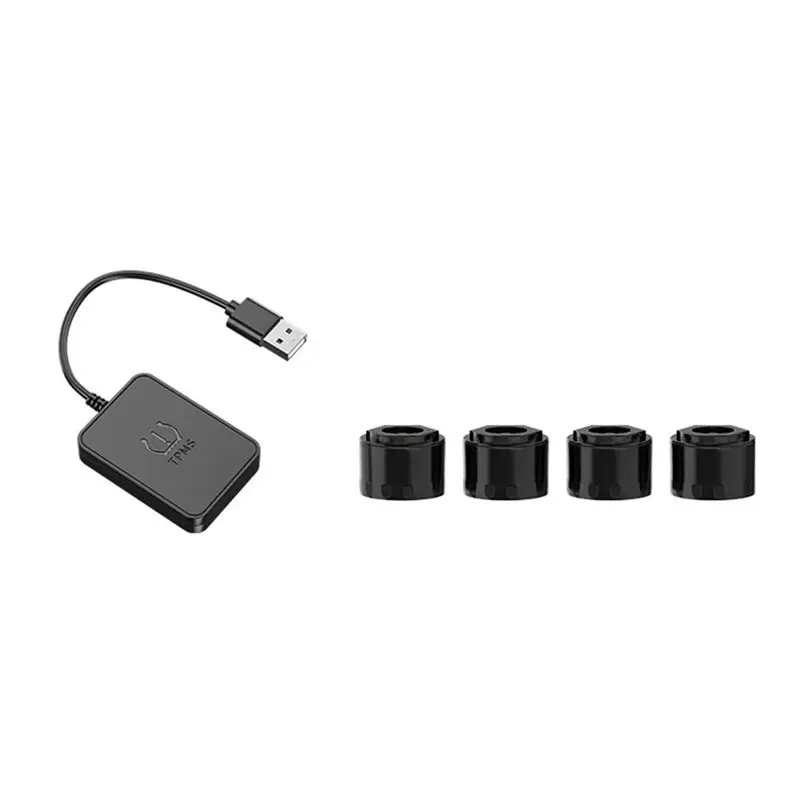 TPMS Spare Tyre External Sensor Tire Pressure Monitoring System USB TPMS For Car Navigation Radio DVD Player Detection