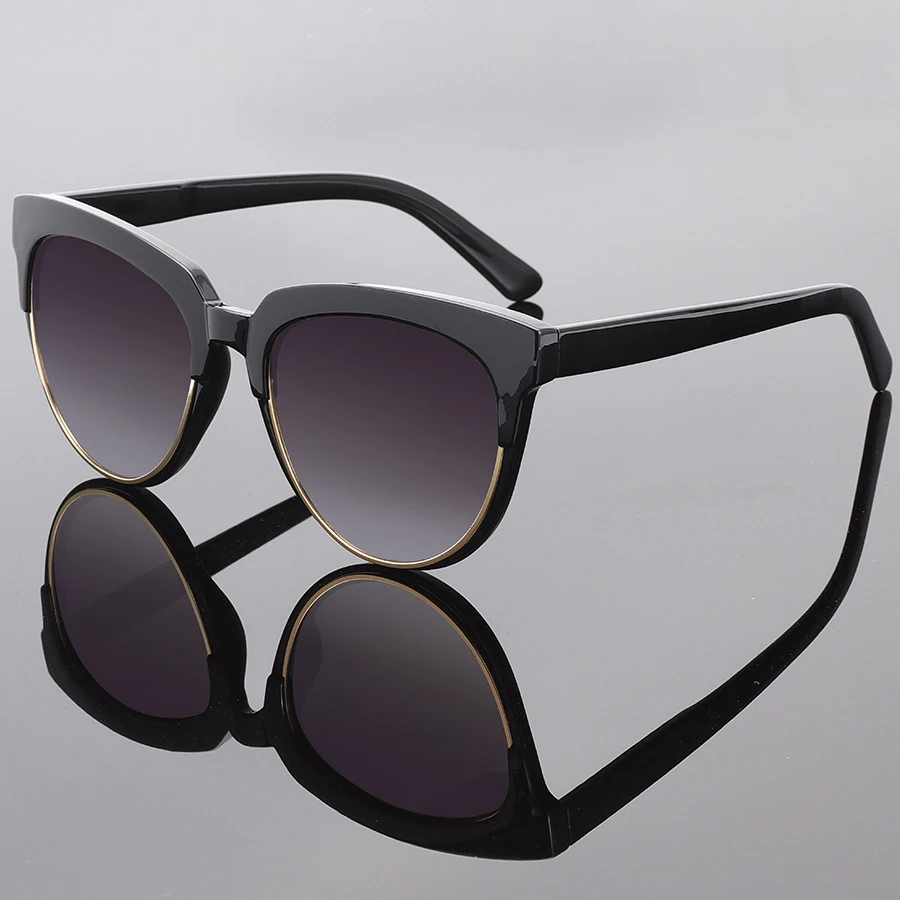 Damen-Sonnenbrille im Cat-Eye-Stil mit einzigartigem Rahmen für Shopping und Fotografie, stylische Sonnenbrille