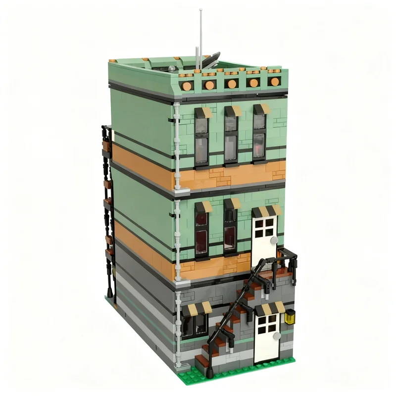 3058pcs MOC Modular Hardware Store Modular Buildings Model Building Blocks Toy Architecture Christmas Gifts Collection Idea