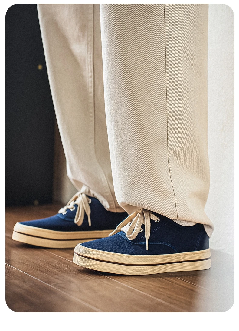 Sommer-Herren-Segeltuchschuhe, bequeme, atmungsaktive, lässige Turnschuhe, modische, niedrig geschnittene Designer-Schuhe für Herren, Vulkanisationsschuhe – Detail 7